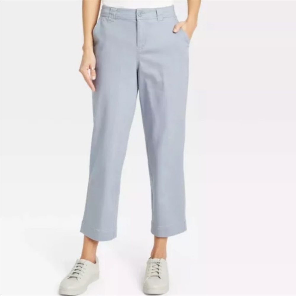 A New Day | High rise straight crop wide leg pants sz 2